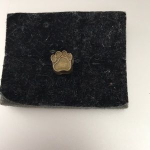 dog print pandora charm